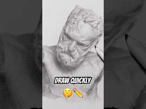The FASTEST Way to Create Stunning Sculpture Drawings