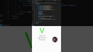 Code Game Type The Alphabet #coding #htmlcss #game #javascript