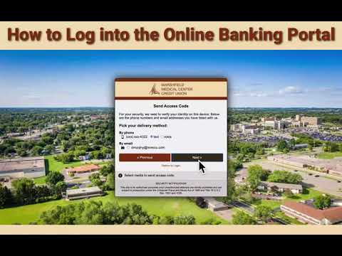 How to Log into the online banking Portal