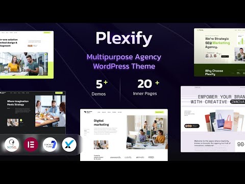 🔥 Plexify – Best Agency WordPress Theme 2025 | Fast, Responsive & Elementor Ready!