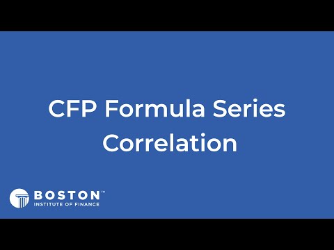 CFP Formulas: Correlation