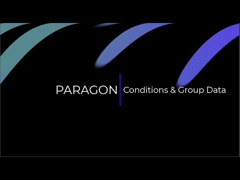 Conditions and Group Data