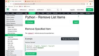 Python list methods: append, insert, extend, remove, and pop (CS105 at UIUC)