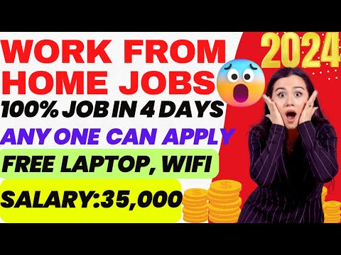 Permanent Work From Home Job | Work From Mobile|Work From Home Job|Job For Freshers| Jobs March 2024