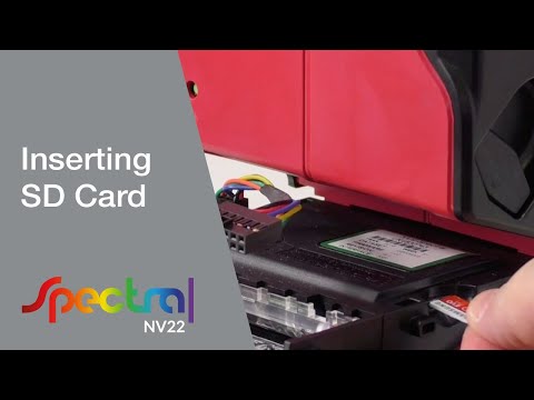 NV22 Spectral - Inserting SD Card