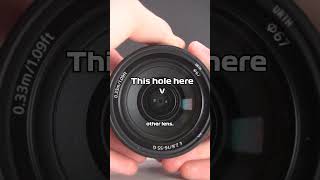 What makes a good camera lens good? #shorts