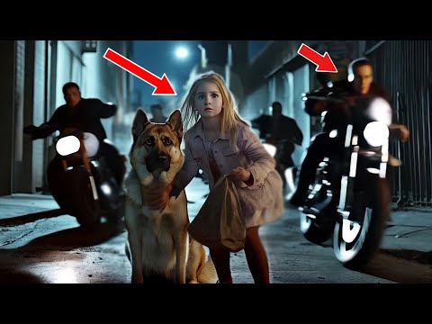 Bikers Attack Little Girl, Unaware That Her German Shepherd Is A Trained K9 Dog. What Happen Next Is