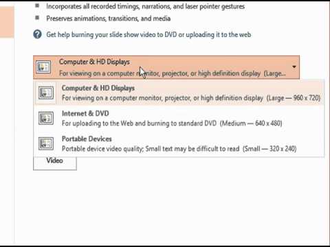 Use PowerPoint 2013 to Create Screen Capture Videos