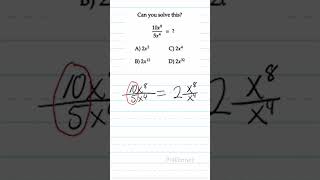 How to Divide Exponents | Dividing Exponents -#Shorts #shortsvideo #mathematics #maths