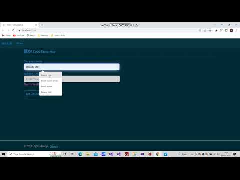 QR Code Generator Asp Net Core MVC .Net6