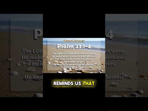 Psalm 23: 1-4 #shorts #faith #bible #jesus #christianity