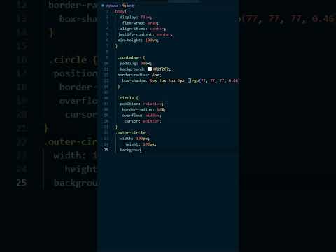 Animated Profile Card Using HTML & CSS
