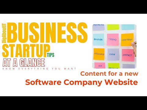 Startup Tips | Content for a brand-new Software Company Website? | #viral #instagram