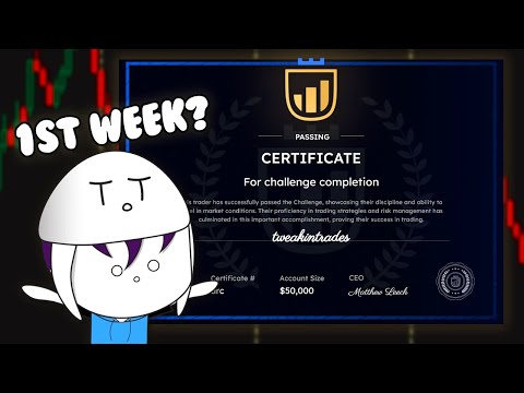 First week on my 50k Funded Account with MyFundedFutures!