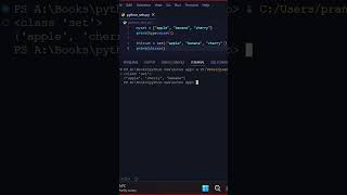 sets in python
