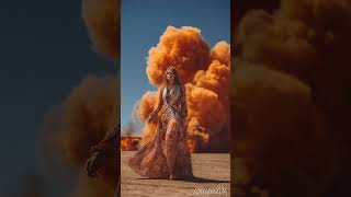 Virtual fashion video : fire fire #lumaai