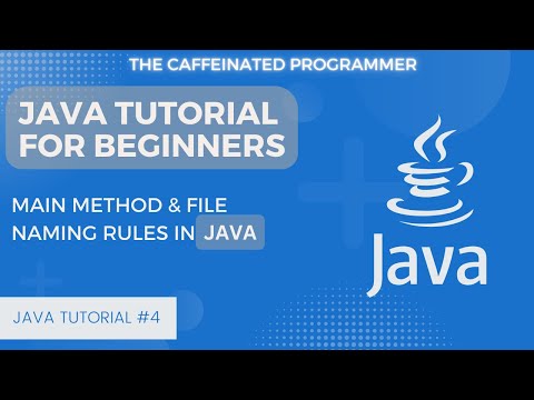 Understand what is public static void main in java | File naming rule