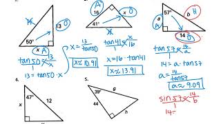 Right Triangle Trigonometry Review