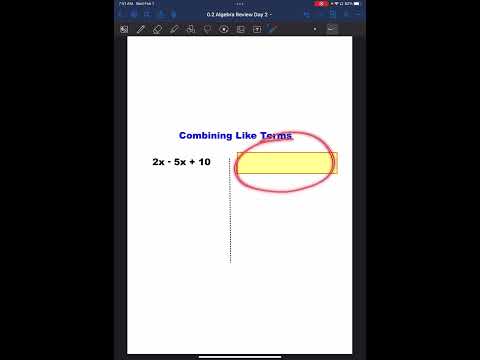 0.3 Algebra Review Part 2