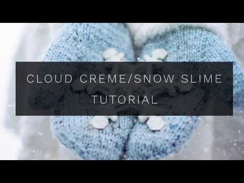 Crispy Cloud/Snow slime tutorial! MEASUREMENTS & Tips