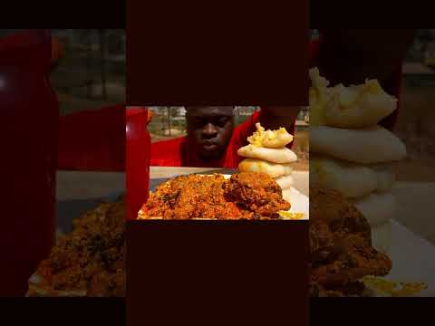 ASMR FUFU AND EGUSI SOUP EATING MUKBANG #ASMR #FOOD #MUKBANG #FUFU #EAT #AFRICANMUKBANG #EATINGSOUND