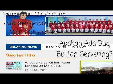 Ada Gak Sih Bug Button Servering?Penjelasan Click Jacking + Button Servering menurut Hacker One