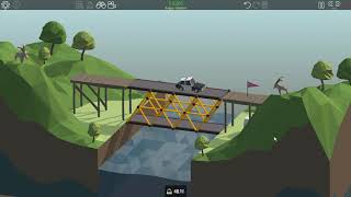 #00 橋作りゲーム ～チュートリアル【Poly Bridge】