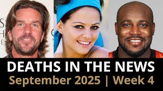 Who Died This Week | September 2025 #4 Celebrity Deaths & More