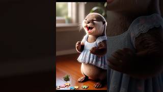 Baby Otter vs. Puzzles 🦦#shorts #BabyOtter  #CuteChaos #OtterLife #ViralShorts  #PuzzleProblems