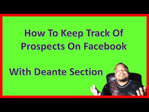 Facebook Marketing Tips with Deante Section