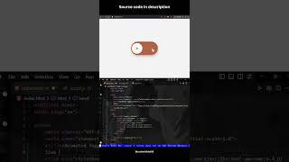 Toggle switch 🔥 #coding #nextjs #htmlcss #codetips #webdesign #shortsfeed #shorts #goviral