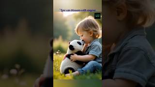 heartwarming moment kids and animals 🥰
