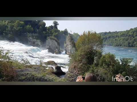 #Rhine Falls #🇨🇭#Switzerland, #Water falls in Europe , #my One day #short trip