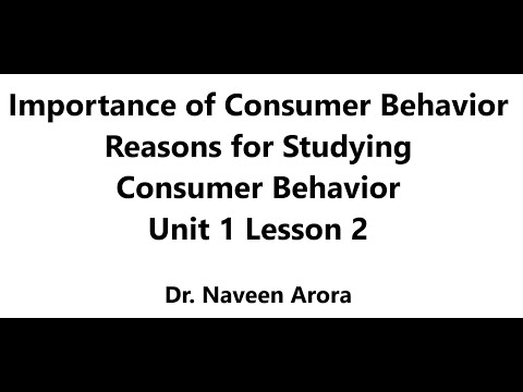 Unit 1 Lesson 2 Consumer Behavior and Marketing Communication