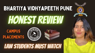 Bhartiya Vidyapeeth Pune | Honest Review | Worth it for Law Students ? | Campus Life | Placements