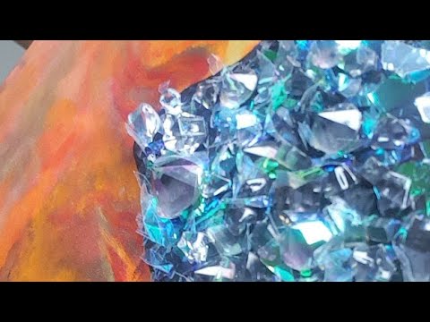 Art Resin hot glue color edges