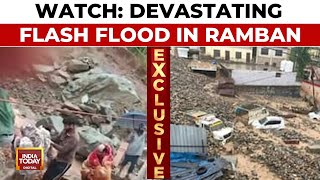 Massive Flash Flood In Jammu And Kashmir's Ramban | Flash Flood In Jammu And Kashmir | India Today