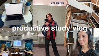 productive study day in my life 🍂 med student at ucl