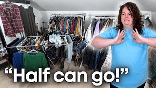 Dani's EXTREME Closet Declutter 🤯👗 2nd PASS RUTHLESS SMALL APARTMENT DECLUTTER: The Closet s2 ep2