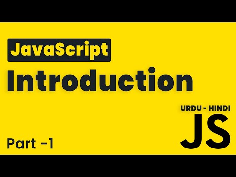 JavaScript Introduction  | Lesson 1 | JavaScript Tutorial From Beginning to Advance in Hindi/Urdu