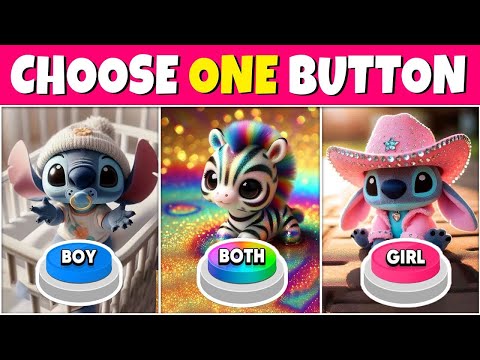 Pick One Button! Boy 💎 Girl 🎀 Both 🌈 | Quiz Knight