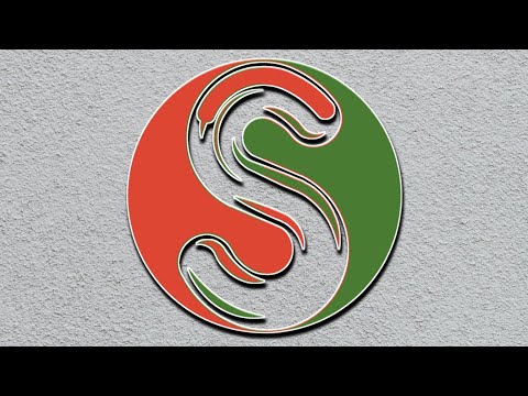 Letter "S" logo design in PixelLab ||PixelLab Gradient