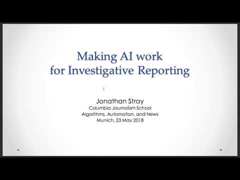 Making AI work for Investigative Journalism
