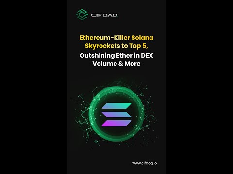 Solana Tops Ethereum in 24h DEX Volume and MARKS its place in Top 5 Crypto assets!