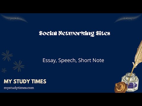 Advantages & Disadvantages of Social Networking Speech, Essay, Article, Paragraph - 3 Minutes Speech