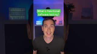What is functional software testing?