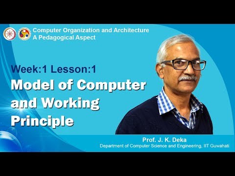 COA [Module 01 - Lecture 01]: Model of Computer and Working Principle