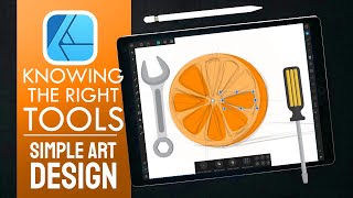 How to Draw Simple Vector Art / Knowing Your Tools / Affinity Designer / iPad