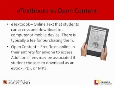 eTexts and Open Content