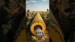 rescue robot from giant log #animals #funny #robot #shorts #ai